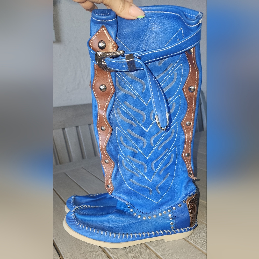 Hector Riccione | Italian Moccasin Boots | SZ 7